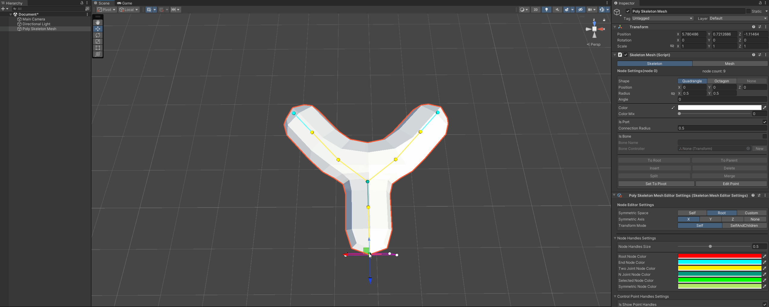 skeleton mesh bone controller
